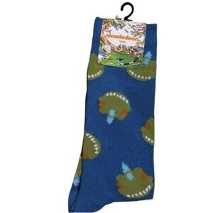 Nickelodeon Men's Rugrats Reptar Crew Socks